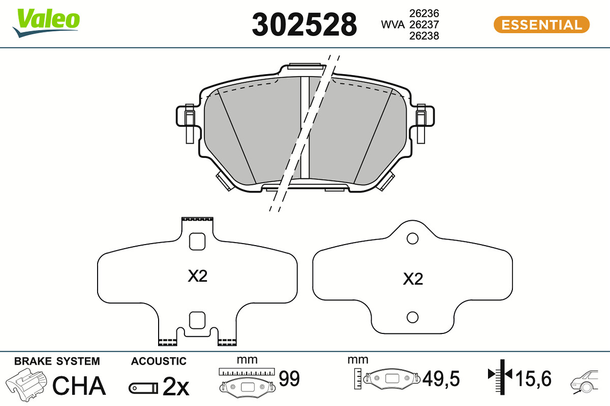BRAKE PADS FIRST TOYOTA COROLLA RR
